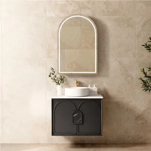 Otti Laguna 750mm Black American Oak Wall Hung Vanity (Cabinet Only) by Otti, a Vanities for sale on Style Sourcebook