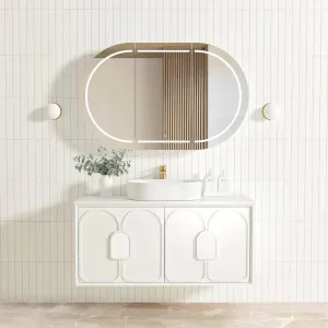 Otti Laguna Mark II 1200mm Matte White Wall Hung Vanity (Cabinet Only) by Otti, a Vanities for sale on Style Sourcebook
