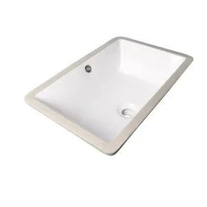 Otti Under Mount Basin Square 510x380mm, Gloss White by Otti, a Basins for sale on Style Sourcebook