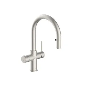 Peppy Taps Pull Out 4 in 1 Boiling, Ambient, Hot & Cold Mains Tap Brushed Nickel by Peppy, a Kitchen Taps & Mixers for sale on Style Sourcebook