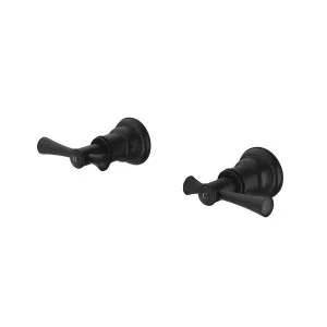 Phoenix Cromford Wall Top Assemblies Matte Black by PHOENIX, a Bathroom Taps & Mixers for sale on Style Sourcebook