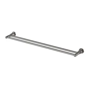 Phoenix Wiltern Double Towel Rail 800mm, Brushed Carbon by PHOENIX, a Towel Rails for sale on Style Sourcebook