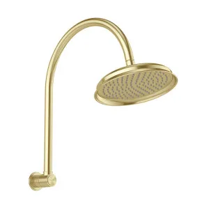 Phoenix Wiltern High-Rise Shower Arm & Rose, Brushed Gold by PHOENIX, a Shower Heads & Mixers for sale on Style Sourcebook