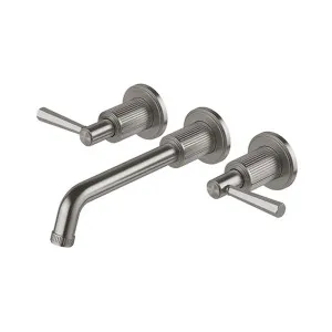 Phoenix Wiltern Wall Basin / Bath Tap Set, Brushed Carbon by PHOENIX, a Basins for sale on Style Sourcebook