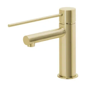 Phoenix Vivid Slimline Basin Mixer With Extended Lever Brushed Gold by PHOENIX, a Bathroom Taps & Mixers for sale on Style Sourcebook