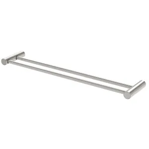 Phoenix Vivid Slimline Double Towel Rail 600mm Brushed Nickel by PHOENIX, a Towel Rails for sale on Style Sourcebook