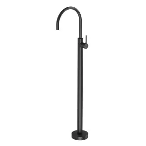 Phoenix Vivid Slimline Oval Floor Mounted Bath Mixer Matte Black by PHOENIX, a Bathtubs for sale on Style Sourcebook