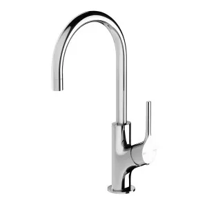 Phoenix Vivid Slimline Oval Gooseneck Sink Mixer 160mm Chrome by PHOENIX, a Kitchen Taps & Mixers for sale on Style Sourcebook