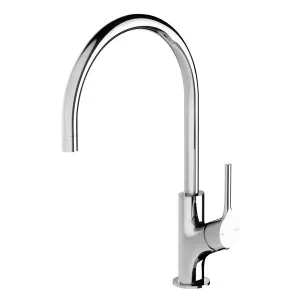 Phoenix Vivid Slimline Oval Gooseneck Sink Mixer 220mm Chrome by PHOENIX, a Kitchen Taps & Mixers for sale on Style Sourcebook