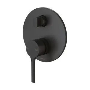 Phoenix Vivid Slimline Oval SwitchMix Shower / Bath Diverter Mixer Fit-Off Kit Matte Black by PHOENIX, a Bathroom Taps & Mixers for sale on Style Sourcebook