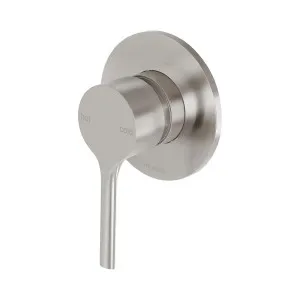 Phoenix Vivid Slimline Oval SwitchMix Shower / Wall Mixer Fit-Off Kit Brushed Nickel by PHOENIX, a Bathroom Taps & Mixers for sale on Style Sourcebook