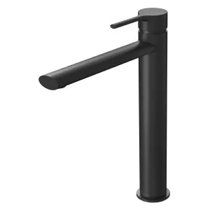 Phoenix Vivid Slimline Oval Vessel Mixer Matte Black by PHOENIX, a Bathroom Taps & Mixers for sale on Style Sourcebook
