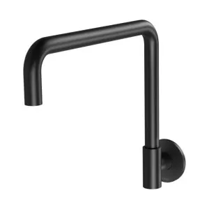 Phoenix Vivid Slimline Plus Wall Sink Outlet 240mm Squareline Matte Black by PHOENIX, a Kitchen Sinks for sale on Style Sourcebook