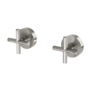 Phoenix Vivid Slimline Plus Wall Top Assemblies Brushed Nickel by PHOENIX, a Bathroom Taps & Mixers for sale on Style Sourcebook