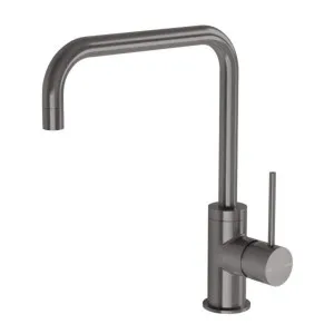 Phoenix Vivid Slimline Sink Mixer 220mm Squareline Brushed Carbon by PHOENIX, a Kitchen Taps & Mixers for sale on Style Sourcebook
