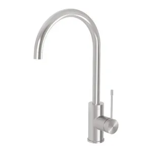 Phoenix Vivid Slimline SS 316 Sink Mixer 200mm Gooseneck Stainless Steel by PHOENIX, a Kitchen Taps & Mixers for sale on Style Sourcebook