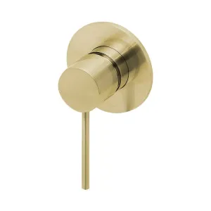 Phoenix Vivid Slimline SwitchMix Shower / Wall Mixer Fit-Off Kit Brushed Gold by PHOENIX, a Bathroom Taps & Mixers for sale on Style Sourcebook