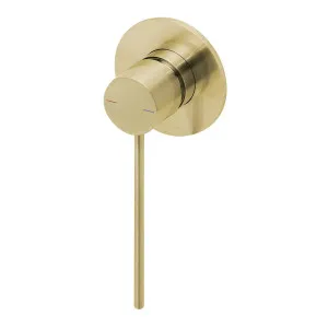 Phoenix Vivid Slimline SwitchMix Shower/Wall Mixer with Extended Lever Brushed Gold by PHOENIX, a Bathroom Taps & Mixers for sale on Style Sourcebook