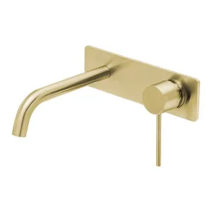 Phoenix Vivid Slimline SwitchMix Wall Basin / Bath Mixer Set 180mm Fit-Off Kit Brushed Gold by PHOENIX, a Bathroom Taps & Mixers for sale on Style Sourcebook