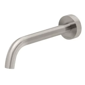 Phoenix Vivid Slimline Wall Basin Outlet 180mm Curved Brushed Nickel by PHOENIX, a Basins for sale on Style Sourcebook