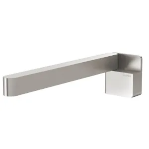 Phoenix 230mm Square Designer Swivel Bath Outlet Brushed Nickel by PHOENIX, a Bathroom Taps & Mixers for sale on Style Sourcebook