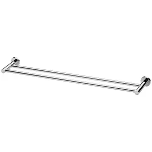 Phoenix Radii Double Towel Rail 800mm Round Plate Chrome by PHOENIX, a Towel Rails for sale on Style Sourcebook