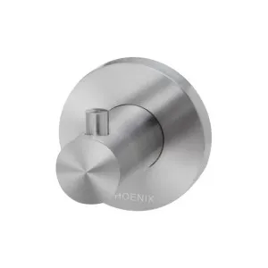 Phoenix Radii SS 316 Robe Hook Round Plate Stainless Steel by PHOENIX, a Shelves & Hooks for sale on Style Sourcebook