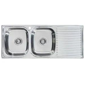 Seima Acero 1200 Sink Right Hand Drainer 1 Tap Hole Stainless Steel by Seima, a Bathroom Fixtures for sale on Style Sourcebook