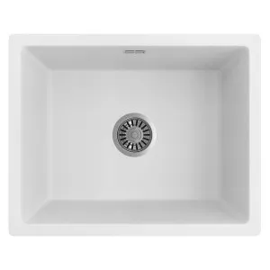 Seima Oros 550 Sink Abovemount/Undermount No Taphole White by Seima, a Kitchen Sinks for sale on Style Sourcebook