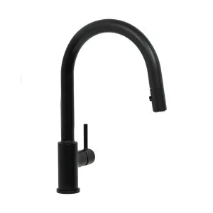 Villeroy and Boch Vita Kitchen Mixer Pull Out Spray Matte Black by Villeroy & Boch, a Kitchen Taps & Mixers for sale on Style Sourcebook