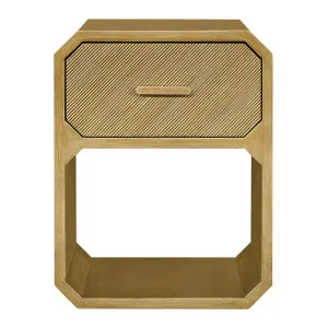 Anderson Bedside Table - Small Antique Gold by CAFE Lighting & Living, a Bedside Tables for sale on Style Sourcebook