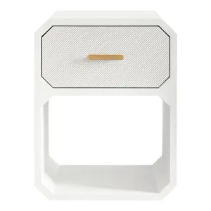 Anderson Bedside Table - Small White by CAFE Lighting & Living, a Bedside Tables for sale on Style Sourcebook
