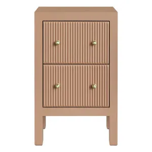 Ariana Bedside Table - Petite Mocha Mousse by CAFE Lighting & Living, a Bedside Tables for sale on Style Sourcebook