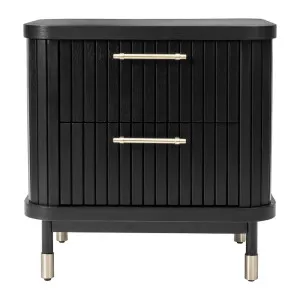 Sophia Bedside Table - Black by CAFE Lighting & Living, a Bedside Tables for sale on Style Sourcebook