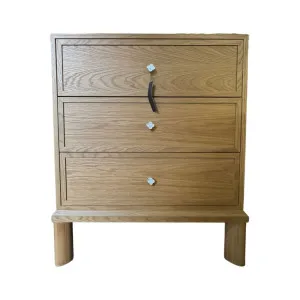Jill 3 Drawer Chest - Natural - OUTLET NSW by CAFE Lighting & Living, a Dressers & Chests of Drawers for sale on Style Sourcebook