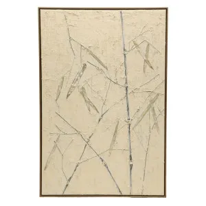 Bamboo Garden Series II Oil On Canvas Painting - OUTLET NSW by CAFE Lighting & Living, a Wall Hangings & Decor for sale on Style Sourcebook