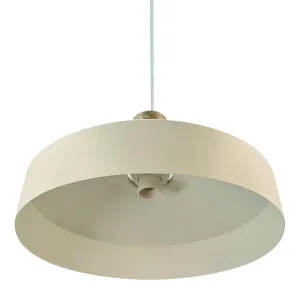 Nordlux Elvas Wide Metal Contemporary Pendant with Marble Accent Beige by Nordlux, a Pendant Lighting for sale on Style Sourcebook