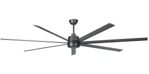 Eglo Tourbillion Pro 100" DC Smart Ceiling Fan with Remote for Large Spaces Titanium by Eglo, a Ceiling Fans for sale on Style Sourcebook