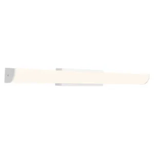 Cougar Aurora Medium Linear Tricolour LED Vanity Light with Opal Acrylic Lens - White by Cougar, a Wall Lighting for sale on Style Sourcebook