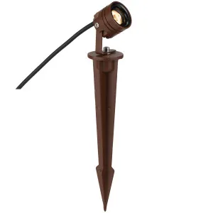 Telbix Rilto Weatherproof Outdoor LED Garden Spike Light Corten by Telbix, a Outdoor Lighting for sale on Style Sourcebook