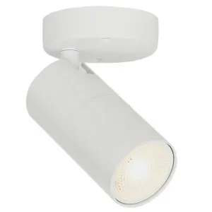 CLA Lengan Single Head Adjustable Spotlight with Round Base White by Compact Lamps Australia, a Wall Lighting for sale on Style Sourcebook