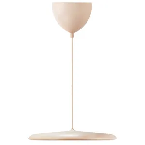 Nordlux Artist Medium LED Pendant with Slim Drum Cymbal Silhouette Dusty Rose by Nordlux, a Pendant Lighting for sale on Style Sourcebook