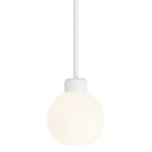 Lighting Republic Parlour Lite Sphere Glass Pendant with Textured White Suspension Opal by Lighting Republic, a Pendant Lighting for sale on Style Sourcebook