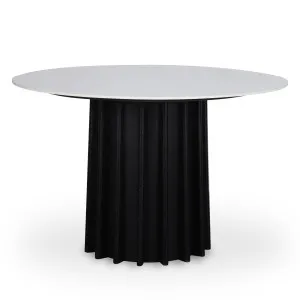 Gabi 120cm Marble Look Dining Table in Black by Luxo Furniture, a Dining Tables for sale on Style Sourcebook