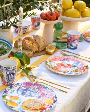 Set of 4 Melamine Mediterranean Summer Plates by La La Land, a Plates for sale on Style Sourcebook