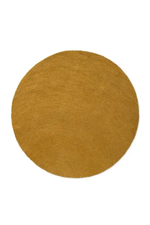 Brink & Campman Decor Echo Ochre 089706 Round by Brink & Campman, a Contemporary Rugs for sale on Style Sourcebook