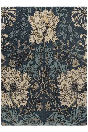 Morris & Co Honeysuckle & Tulip Woad - Thyme 130408 by Morris & Co, a Contemporary Rugs for sale on Style Sourcebook