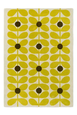 Orla Kiely Sixties Stem Yellow 158106 by Orla Kiely, a Contemporary Rugs for sale on Style Sourcebook