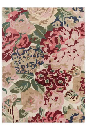 Sanderson Rose & Peony Red 045000 by Sanderson, a Contemporary Rugs for sale on Style Sourcebook