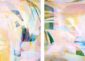 Paradise Sunrise, Style A & B, Set Of 2 by Gioia Wall Art, a Prints for sale on Style Sourcebook